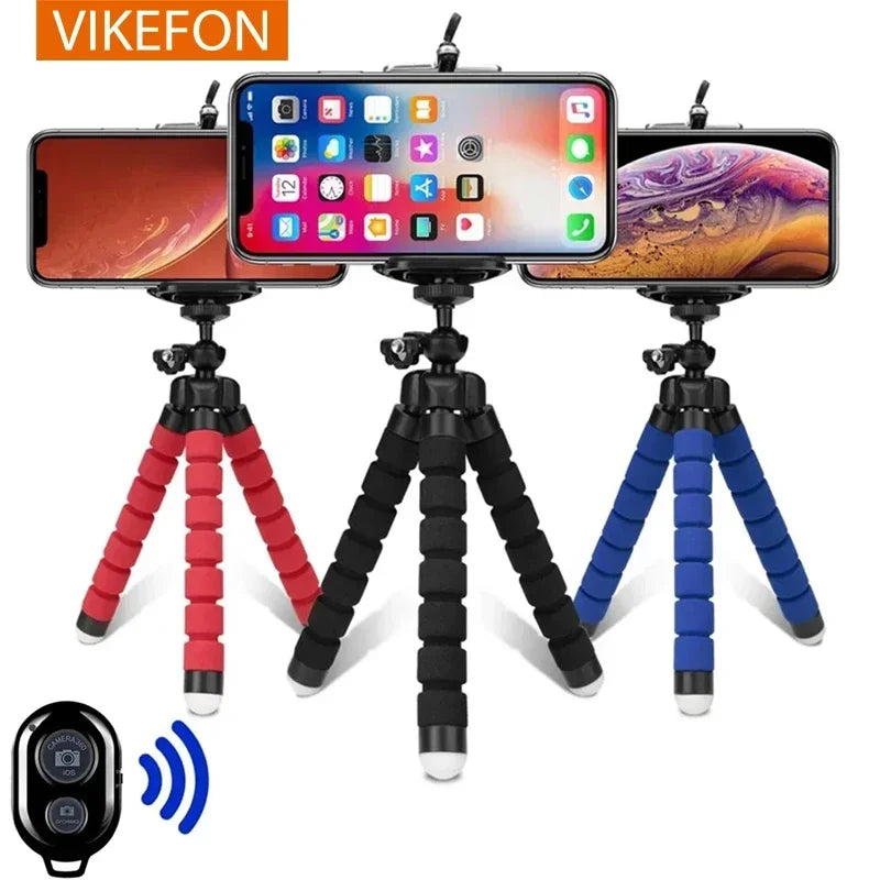 📸 Mini Tripod για Κινητά & Κάμερες – Ευέλικτη Βάση με Κλιπ Στήριξης 🧲📱