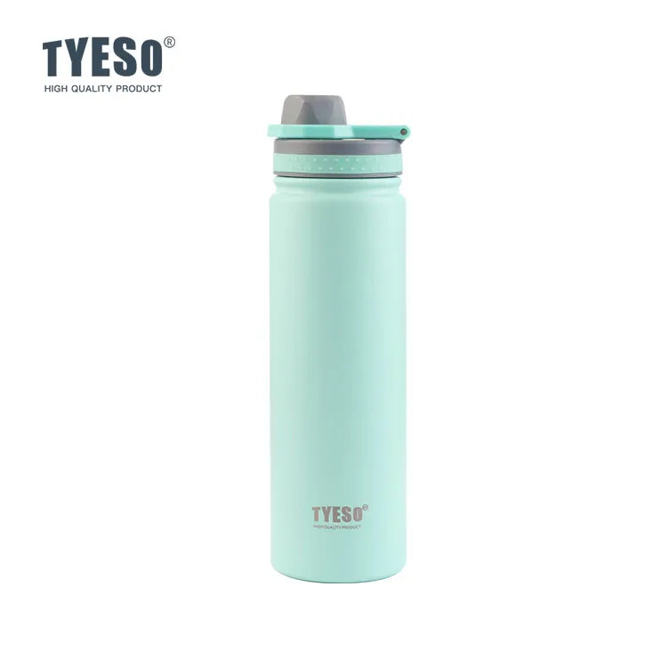 🚶♂️🥤 Tyeso Θερμός 530ml / 750ml | Ανοξείδωτο 304 | Travel Sport Bottle | Ζεστά & Κρύα Ροφήματα 6-12 ώρες