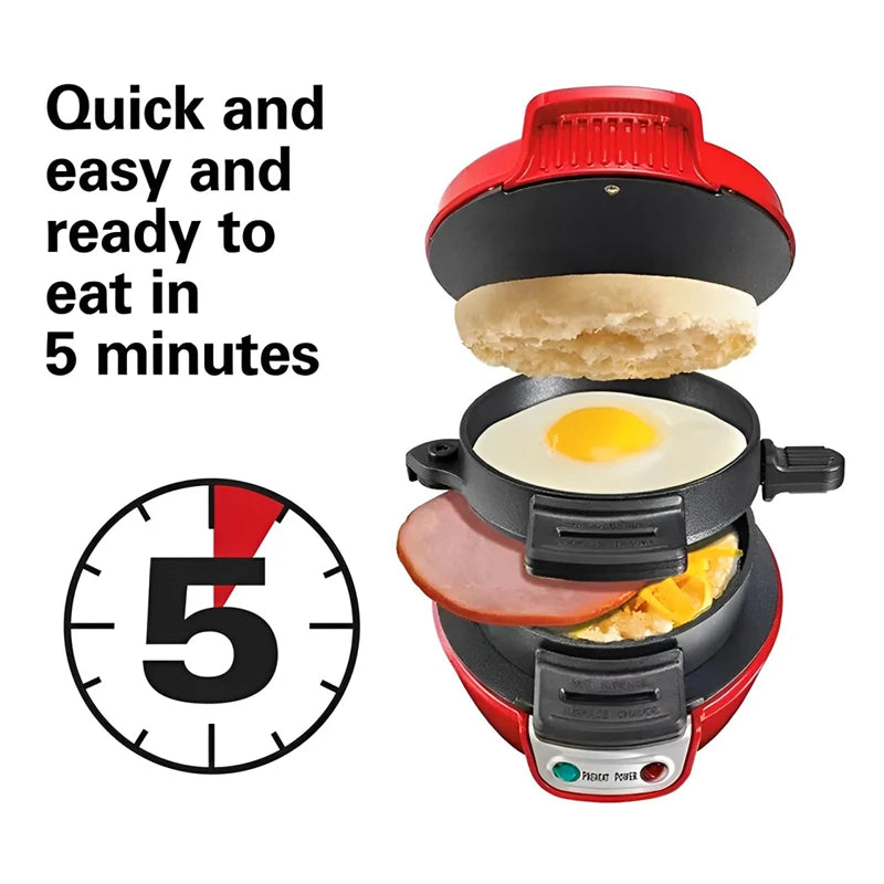 🍔⚡ Mini Electric Burger Maker – Πολυλειτουργική Συσκευή για Μπέργκερ, Muffins & Πρωινά Σάντουιτς 🍳 Το σπιτικό σου πρωινό, έτοιμο σε 5 λεπτά – γρήγορα, υγιεινά & χωρίς κόπο!