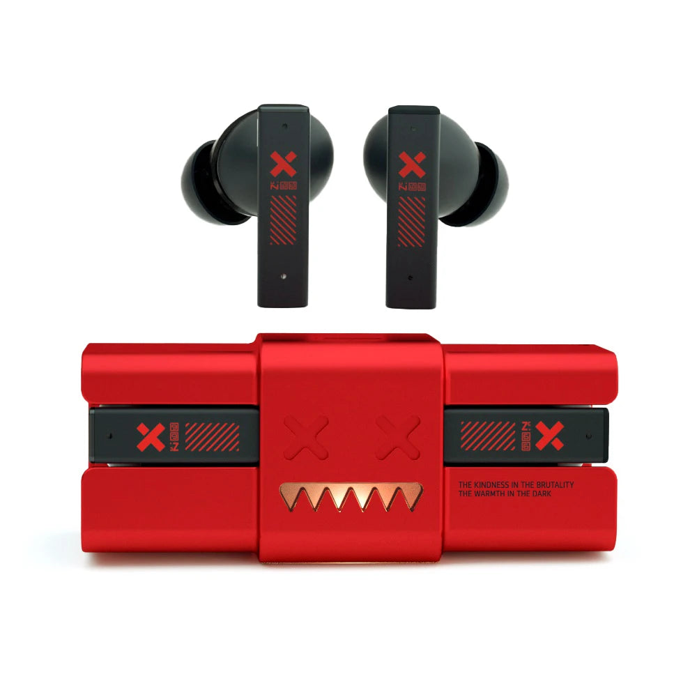 🎧 Zombiescat B10 – -45dB ANC Earbuds with RGB Light & Necklace Design