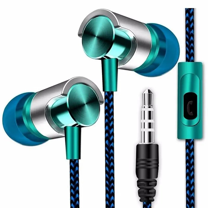 🎧 9D HIFI Heavy Bass – Μεταλλικά Ενσύρματα Earphones για Κρυστάλλινο Ήχο & Δυνατά Μπάσα! 🎧