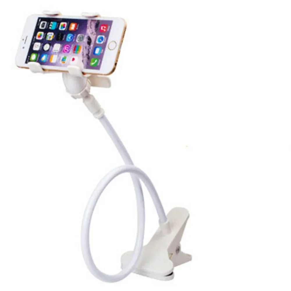 📱🛋️ Lazy Bedside & Desktop Bracket – Ευλύγιστη Βάση Κινητού με Μακρύ Βραχίονα 360° 🔄