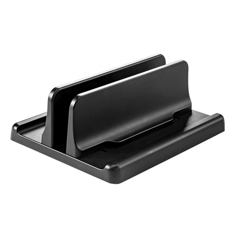 💻📐 Vertical Laptop Stand – Διπλή Κάθετη Βάση Laptop & Tablet με Ρυθμιζόμενο Πλάτος 🎯