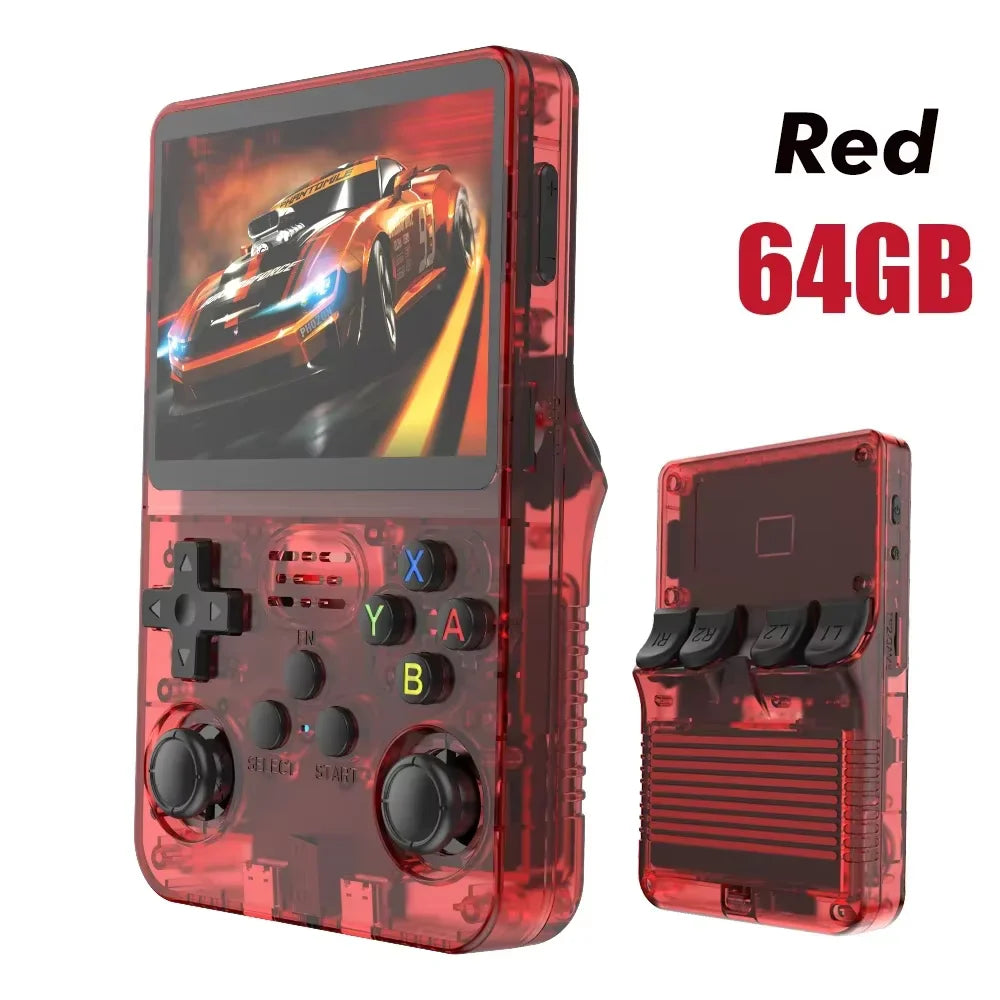 🎮🕹️ R36S Retro Handheld Game Console – 3.5’’ IPS Οθόνη, Linux System, 64GB/128GB 🎁 Φορητή Κονσόλα για Ατελείωτο Gaming