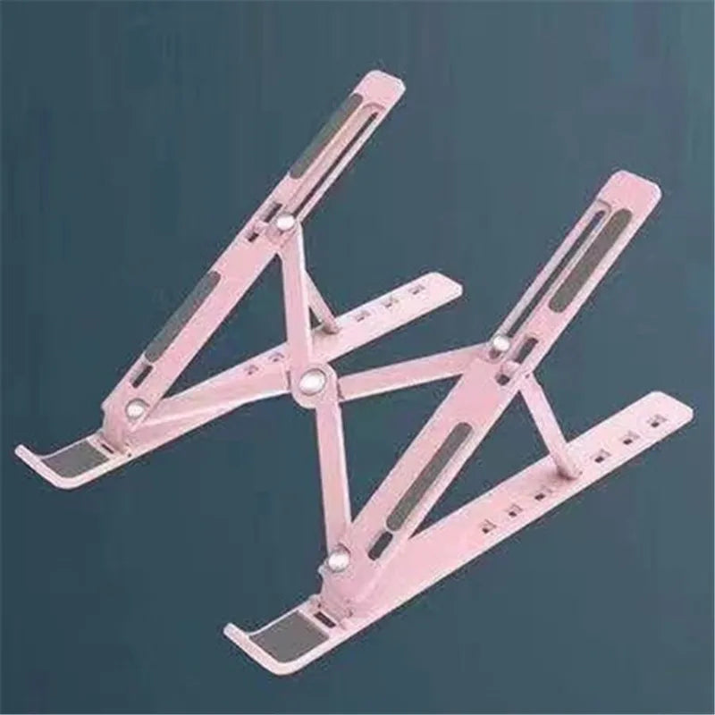 💻✨ Portable Foldable Laptop Stand – ABS Αναδιπλούμενη Βάση με Ρυθμιζόμενο Ύψος 🎯