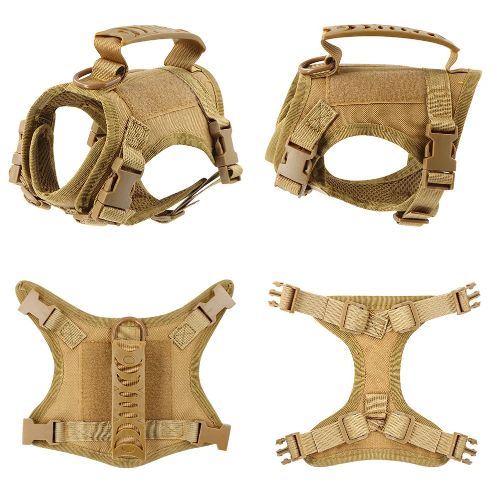 🎖️🐾 Tactical Puppy Harness & Leash – Σαμαράκι Ειδικού Τύπου για Μικρούς Σκύλους & Γατάκια 🐶🐱 Στιβαρό, ρυθμιζόμενο και άνετο – για εκπαίδευση, βόλτες & περιπέτεια!