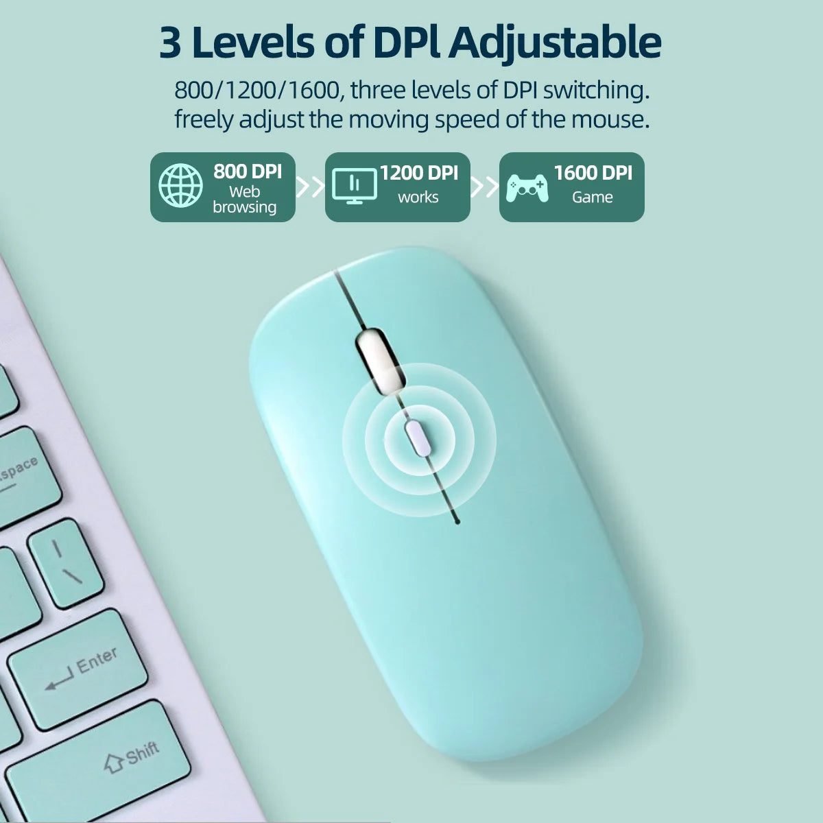 🖱️🔋 Ασύρματο Bluetooth Mouse για Tablet & Laptop – Ιδανικό για φορητές συσκευές με BT σύνδεση!