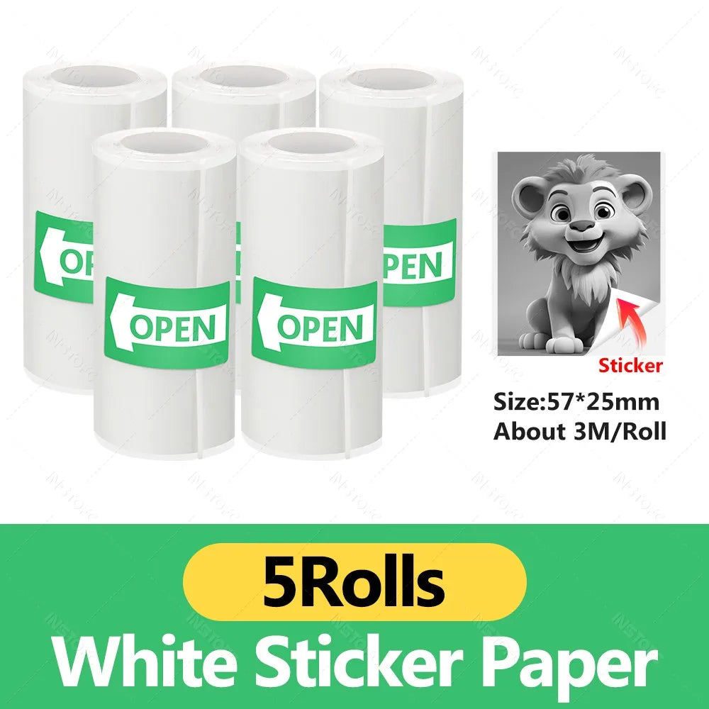 🖨️ 58mm Photo Label Mini Thermal Printer – Φορητός Εκτυπωτής Αυτοκόλλητων & Ετικετών μέσω Bluetooth