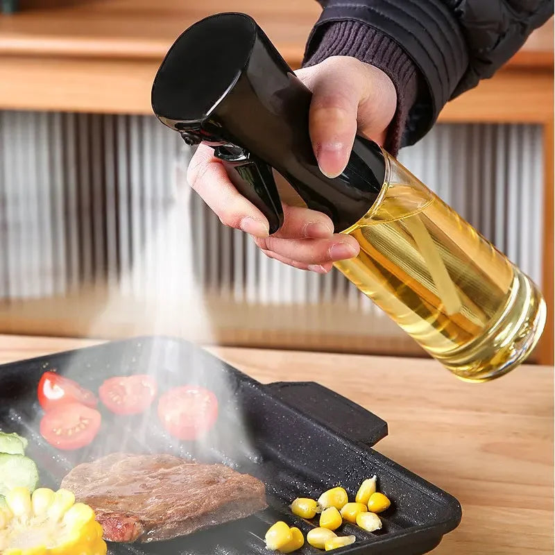 🫒🥗 Kitchen Oil Spray Bottle – 200ml / 300ml / 500ml 🍳 Επαναγεμιζόμενο Μπουκάλι Ψεκασμού για Μαγειρική, BBQ & Baking