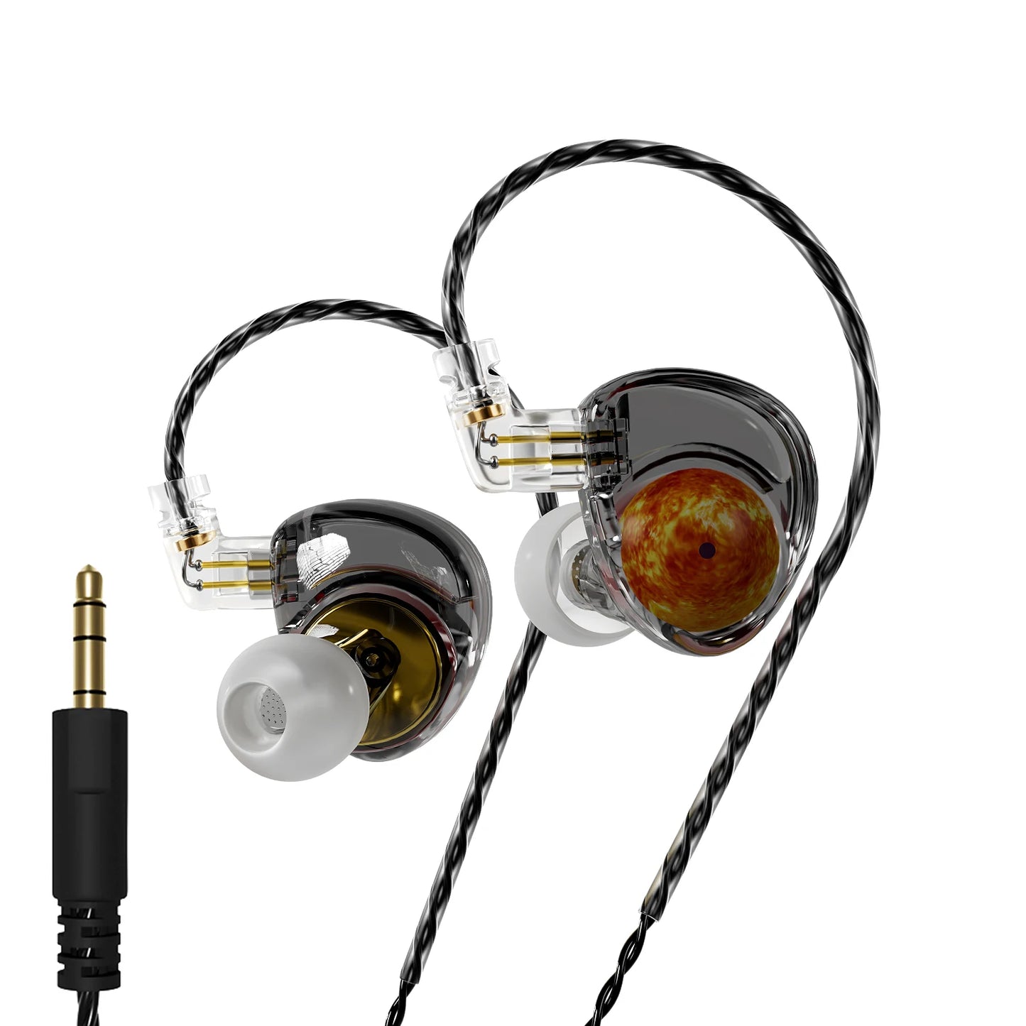 🎧 ND Planet – Ενσύρματα In-Ear HIFI Ακουστικά με 12mm Διπλό Μαγνητικό & Διπλό Θάλαμο Διάφραγμα Επενδυμένο με Βηρύλλιο