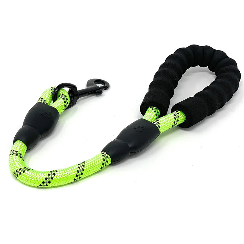 🐕🦺✋ Short Reflective Dog Leash – Ανθεκτικό Λουρί για Έλεγχο Μεγάλων Σκύλων 🚶♂️🔗 Μέγιστος έλεγχος στις βόλτες – ιδανικό για πόλη & εκπαίδευση!