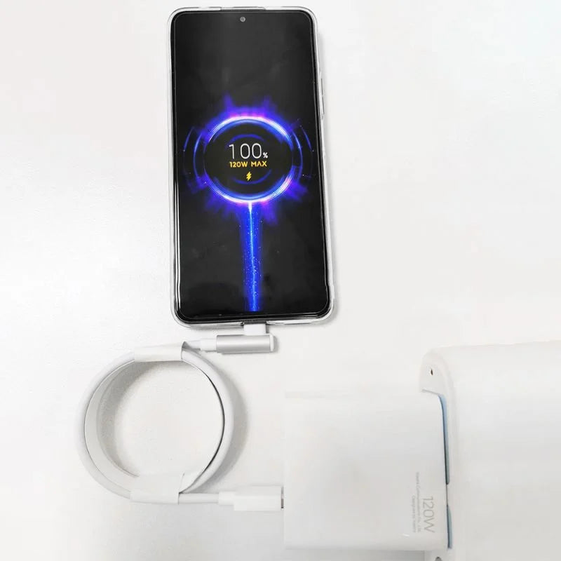 ⚡🔌 Original Xiaomi 120W 6A USB-A σε Type-C Καλώδιο – Super Fast Charging με 90° Elbow Design