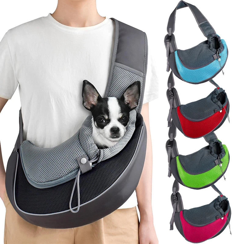 🎒🐾 Pet Carrier Sling Bag – Φορητή Τσάντα Ώμου για Μικρούς Σκύλους & Γάτες 🐶🐱 Ιδανική για βόλτες, ταξίδια και καθημερινές εξορμήσεις – με στυλ & άνεση!