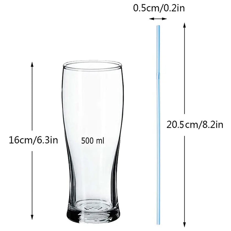 🥤🌈 Plastic Drinking Straws – Πολύχρωμα Καλαμάκια 50-1000PCS ✨ Ιδανικά για Party, Γάμους & Καθημερινή Χρήση