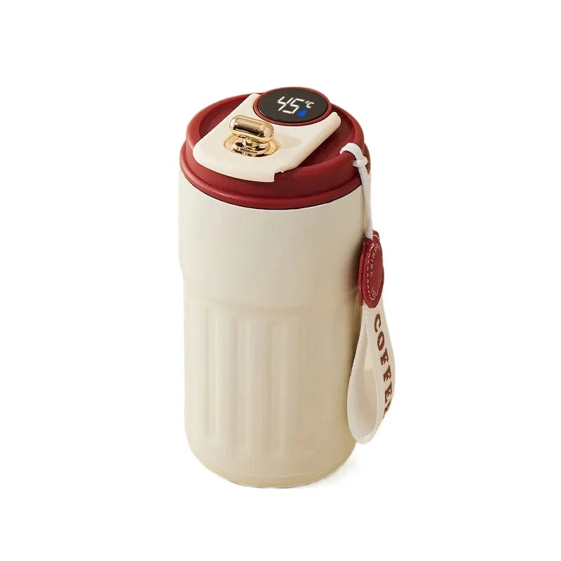 ☕ 450ml Smart Thermos Mug | Ανοξείδωτο Θερμός με Οθόνη Θερμοκρασίας | Ιδανικό για Καφέ, Τσάι & Ταξίδια