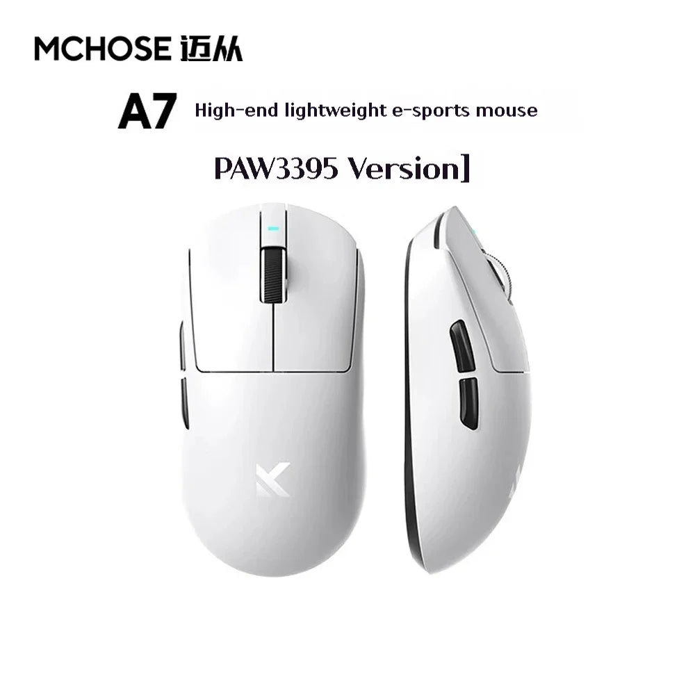 🎮🖱️ MCHOSE A7 Ultra Wireless Gaming Mouse – Απόλυτη ακρίβεια στα χέρια σου! Επαγγελματικό gaming με 8K polling rate, PAW3950 sensor και σχεδιασμό για μεγάλα χέρια! 👑🔥