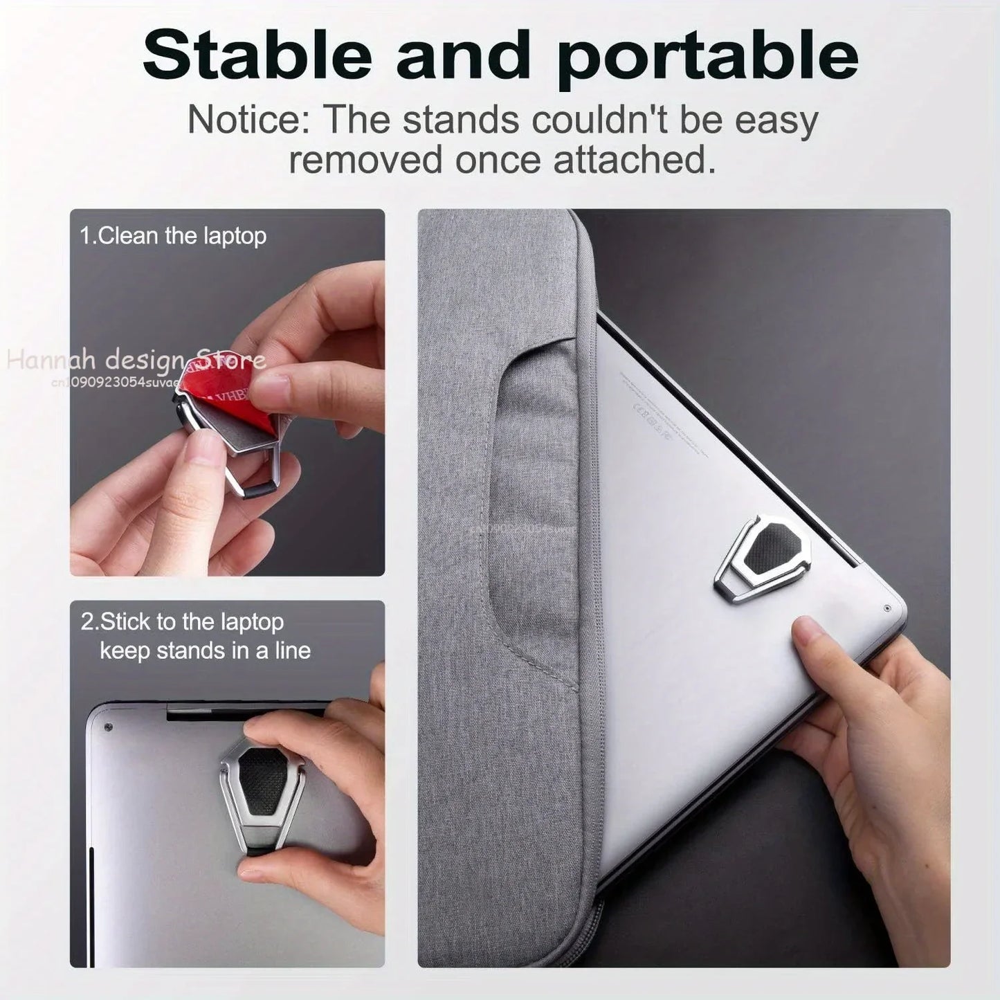 💻✨ Mini Invisible Laptop Stand – Εργονομική & Υπερφορητή Βάση Αλουμινίου 🎯