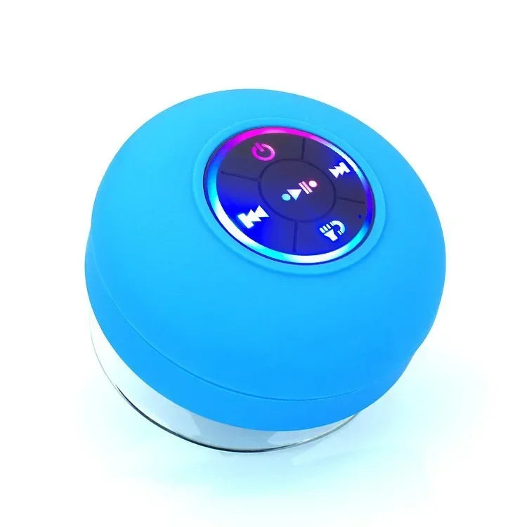 🎶💦 Mini Portable Bluetooth Speaker – IPX4 Αδιάβροχο με LED Lights & Suction Cup για Μπάνιο & Outdoor Χρήση
