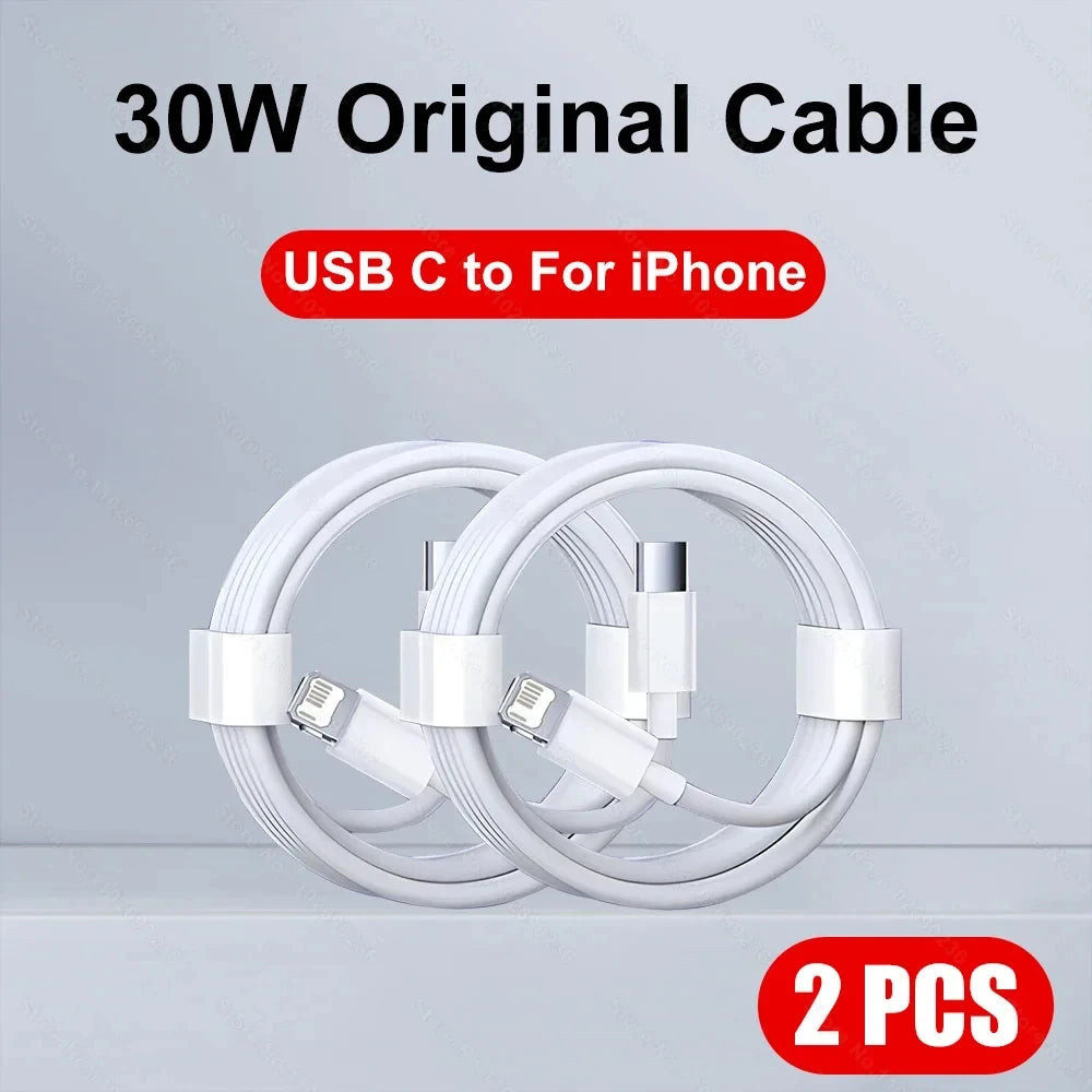⚡ PD 3.0 20W Γρήγορος Φορτιστής με Καλώδιο USB-C σε Lightning Η ιδανική λύση για ταχεία και ασφαλή φόρτιση των Apple συσκευών σου! 🍏🔋