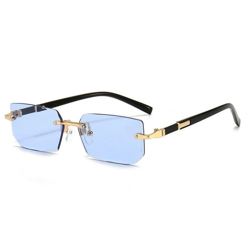 🕶️🌊 Retro Korean Γυαλιά Ηλίου – Frameless Gradient Shades ✨ UV400 Προστασία για Παραλία, Οδήγηση & Ταξίδια