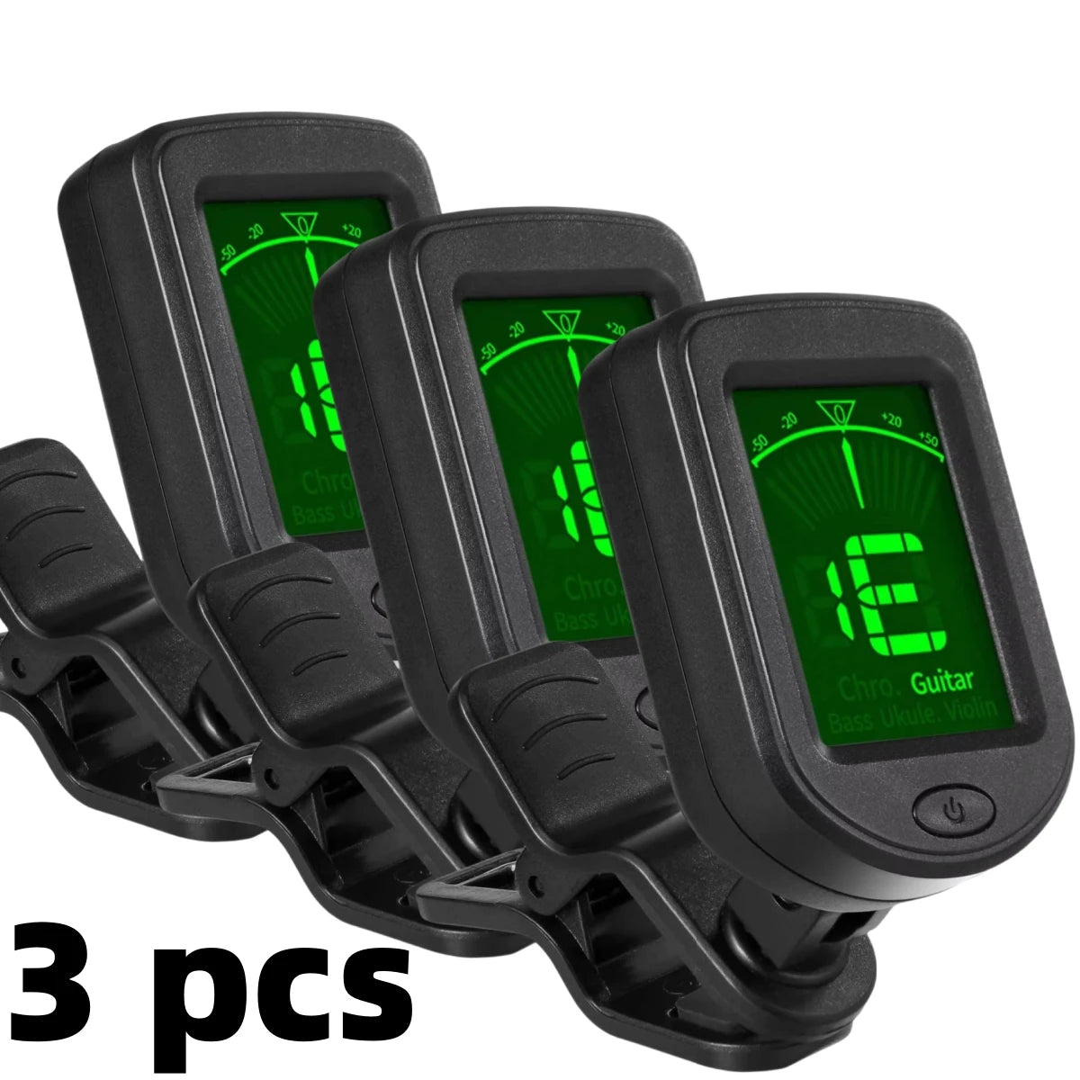 🎸🎶 Guitar Tuner Clip-On – Ηλεκτρονικό Κουρδιστήρι για Κιθάρα, Μπάσο, Ουκουλέλε, Βιολί, Μαντολίνο & Μπαντζό 🎵