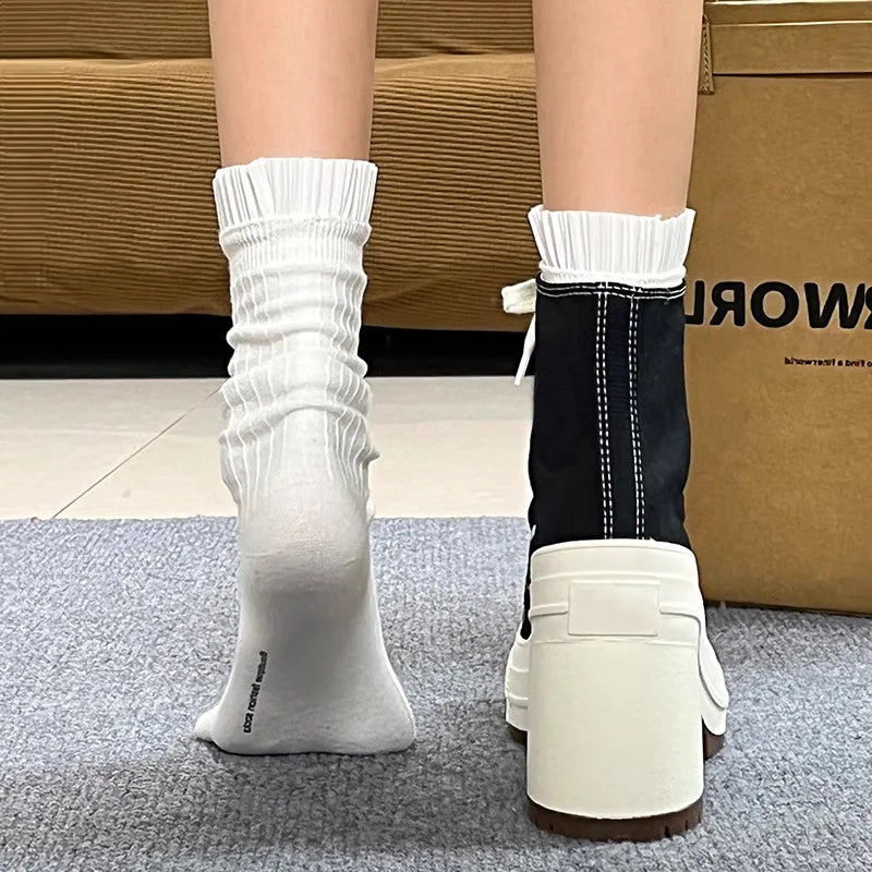 👟✨ Γυναικεία Πλατφόρμα Sneakers Canvas – Personalized Luxury Style ✨👟