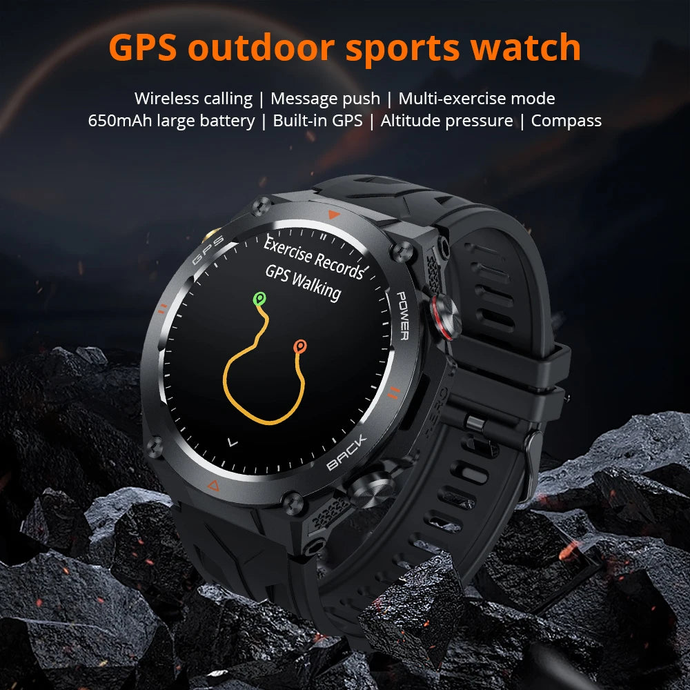 ⌚ COLMI V75 – GPS Smartwatch με Οθόνη 1.45” Ultra HD & Κλήσεις