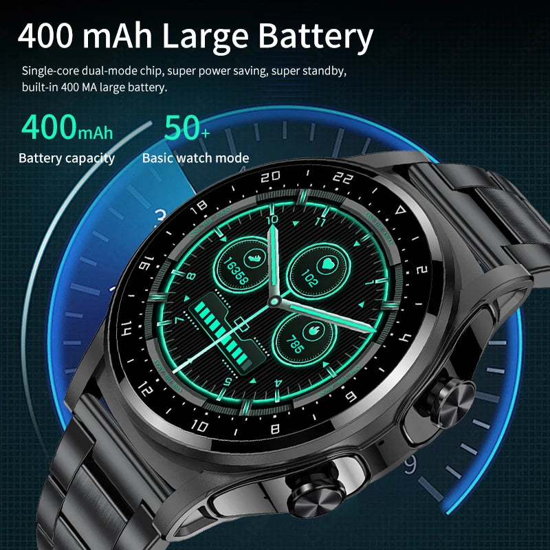 🎯 LIGE NFC Smartwatch με Ενσωματωμένα TWS Ακουστικά – 2 σε 1, Ρολόι & Ακουστικά! 🎯
