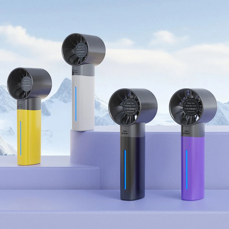 🌬️💧 Xiaomi Summer Portable Humidifier Fan – Δροσιά & Ενυδάτωση παντού! 💧🌬️ 2-in-1 Spray Fan & Humidifier