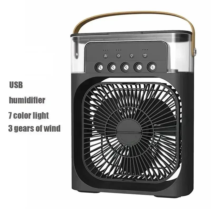 ❄️🌬️ 3 σε 1 Φορητό Air Cooler – Δροσιά, Φως & Άνεση στο Σπίτι! 🌬️❄️ Mini Air Conditioner | Fan + Humidifier + LED Night Light | Household Portable