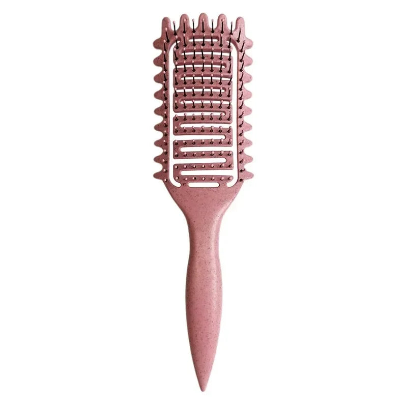 💇♀️✨ Curl Define Styling Brush – Βούρτσα για Σγουρά Μαλλιά & Ξεμπέρδεμα 3 σε 1 🌸