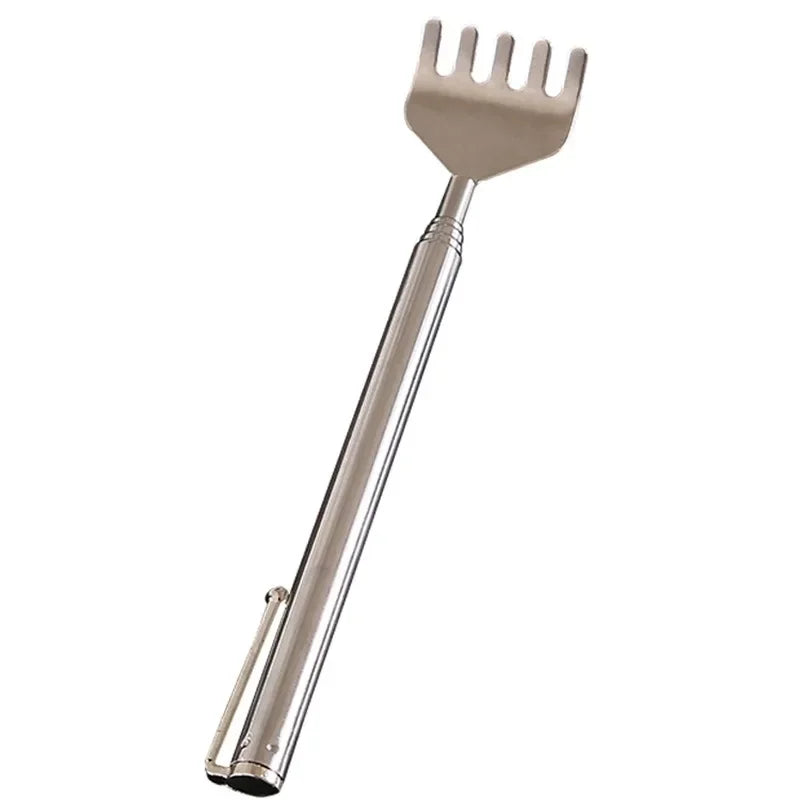 ✨ Practical Telescopic Pocket Scratching Massage Kit – Ανοξείδωτο Επεκτεινόμενο Scratcher Χεριού με Pen Clip 🖊️🖐️