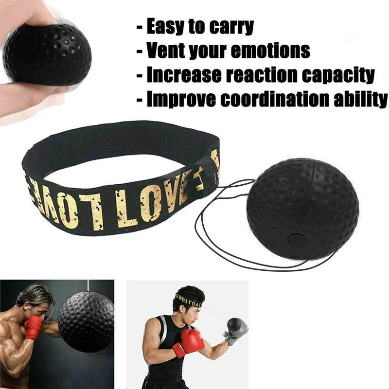 🥊⚡ Head-Mounted Speed Ball – Μπάλα Αντίδρασης για Προπόνηση & Boxing Training 🎯