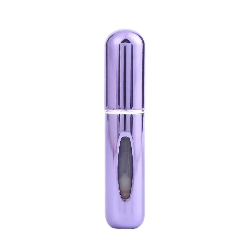 🌸💎 Mini 5ml Επαναγεμιζόμενο Μπουκαλάκι Αρώματος – Bottom Filling Spray ✨ Μεταλλική Θήκη για Ταξίδια & Καθημερινή Χρήση