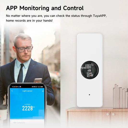💡 Tuya ZigBee Light Sensor – Έξυπνος Αισθητήρας Φωτεινότητας για Smart Home Automation