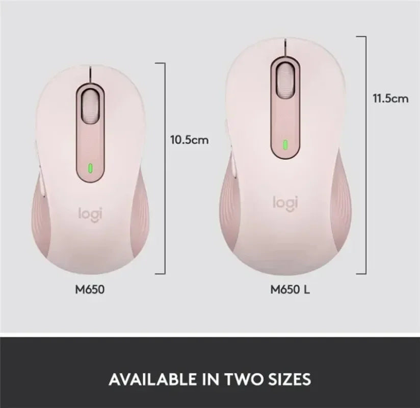 🖱️ Logitech M650 / M650L Wireless Bluetooth Mouse – Silent, Εργονομικό, Plug & Play για Δεξιόχειρες 🔇 Ιδανικό για Laptop, PC, Mac & Multi-Device Χρήση | Bluetooth + 2.4GHz | Άνεση χωρίς θόρυβο