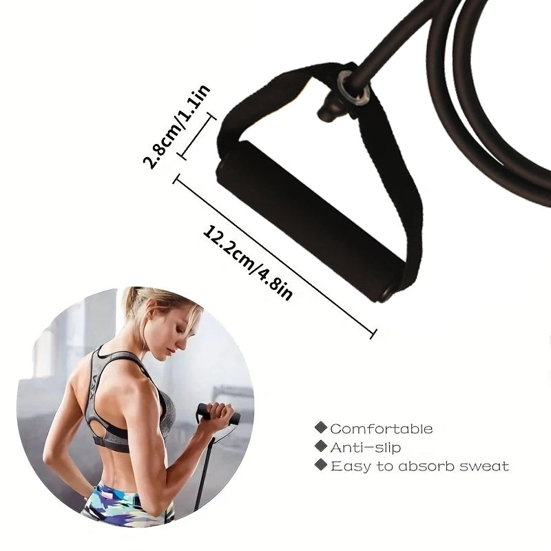 💪 Resistance Bands με Λαβές – Λάστιχα Γυμναστικής για Προπόνηση Δύναμης στο Σπίτι 🏋️