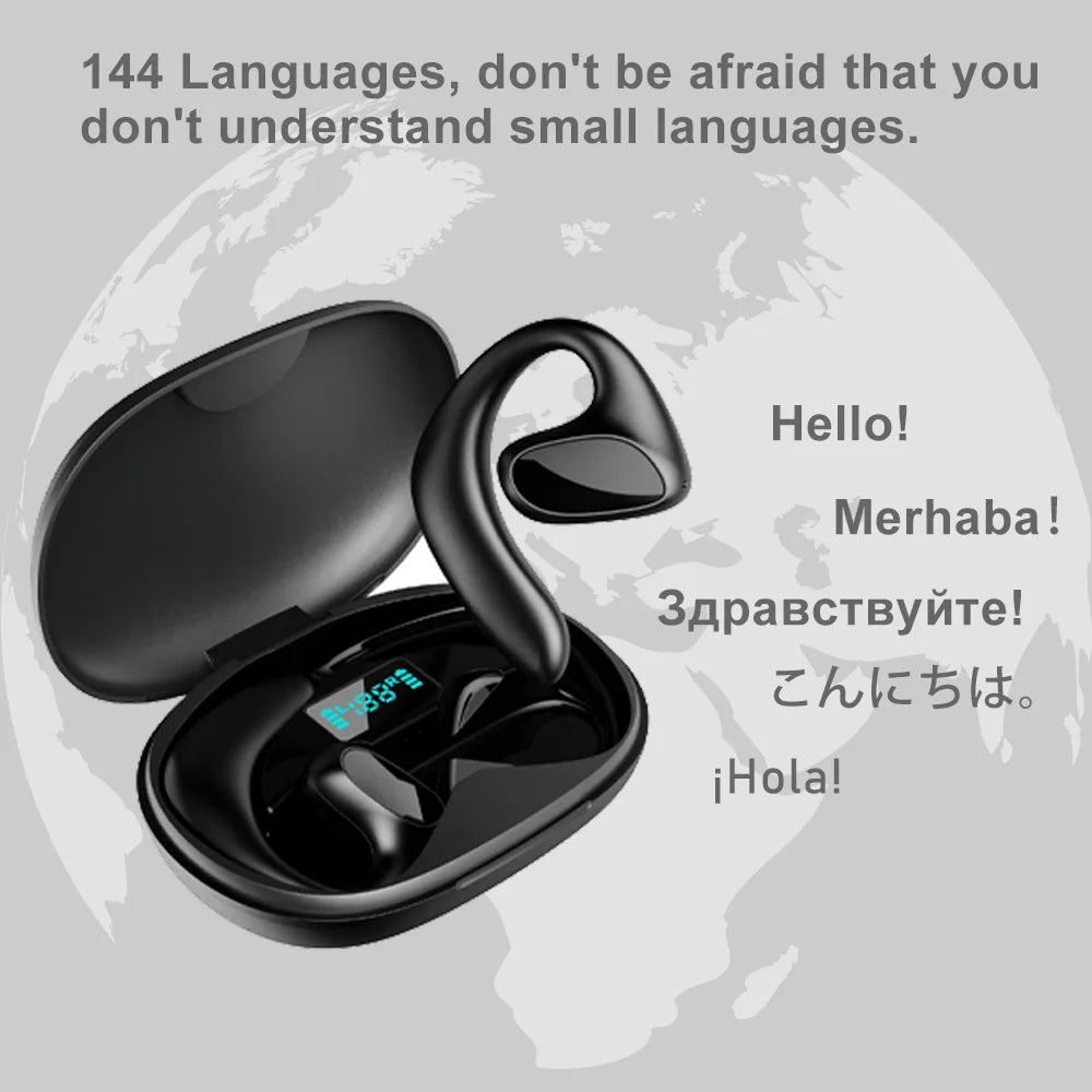 🎧 M8 Language Translator Earbuds – Ο通λικό σύντροφος για ταξίδια & διεθνή επικοινωνία 🌍