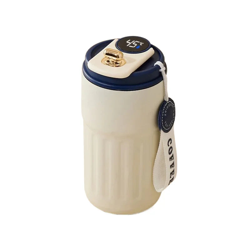 ☕ 450ml Smart Thermos Mug | Ανοξείδωτο Θερμός με Οθόνη Θερμοκρασίας | Ιδανικό για Καφέ, Τσάι & Ταξίδια