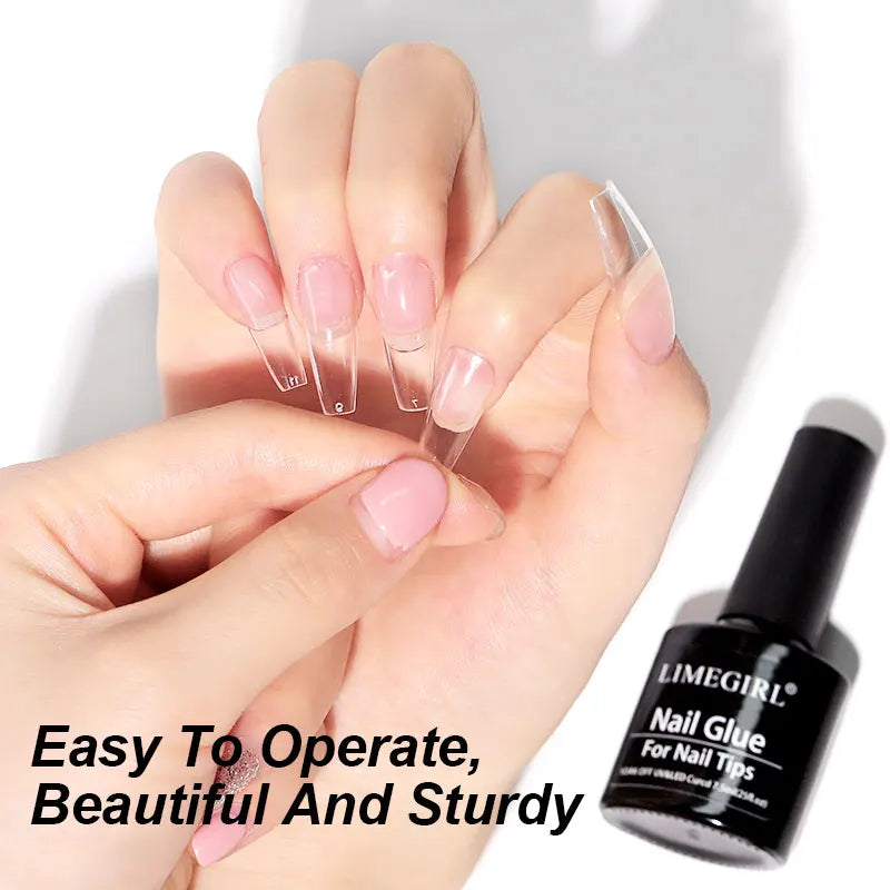 💅✨ Limegirl Nail Tips Glue Gel 7.5ml – Πολυχρηστική Κόλλα UV για Ψεύτικα Νύχια 🎯