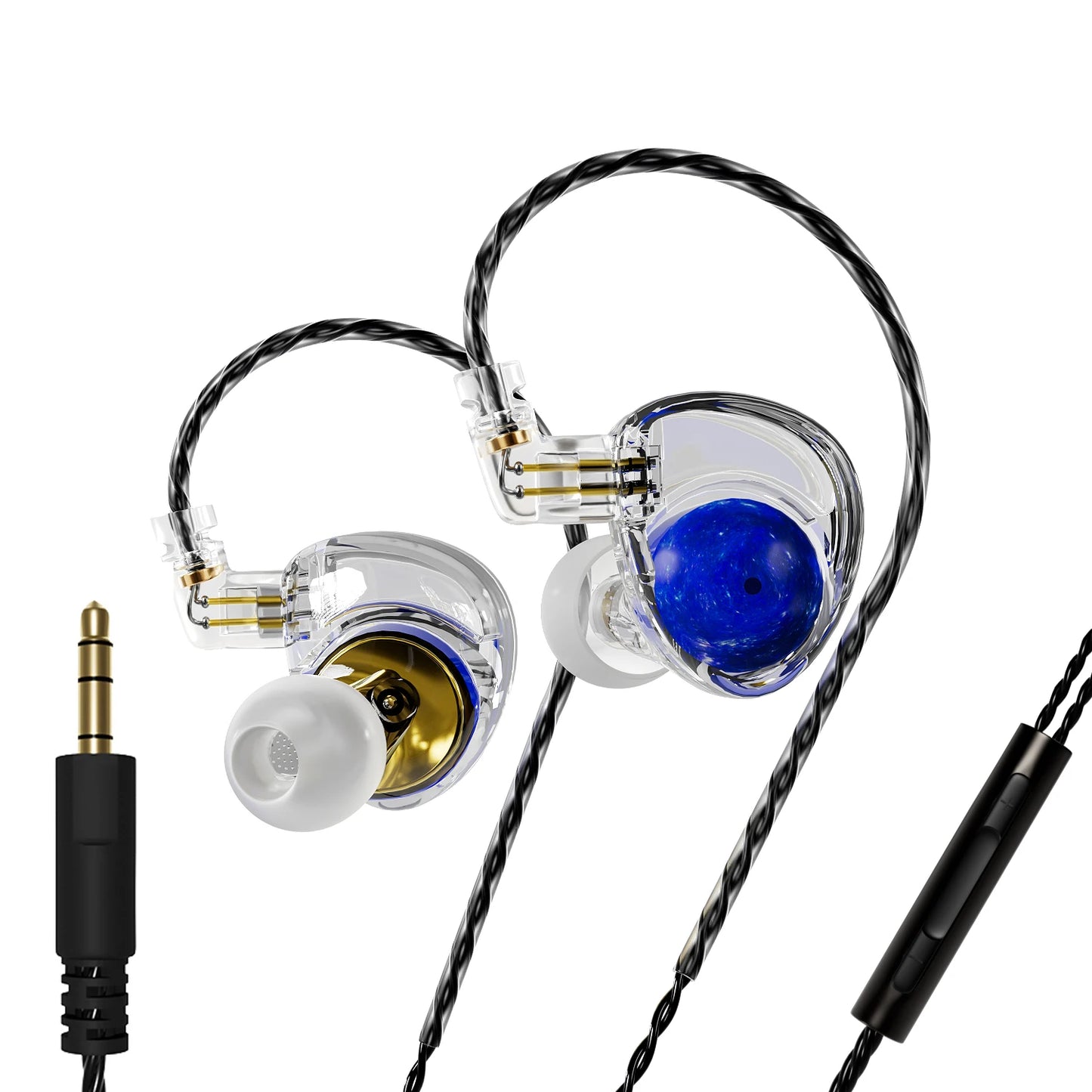 🎧 ND Planet – Ενσύρματα In-Ear HIFI Ακουστικά με 12mm Διπλό Μαγνητικό & Διπλό Θάλαμο Διάφραγμα Επενδυμένο με Βηρύλλιο