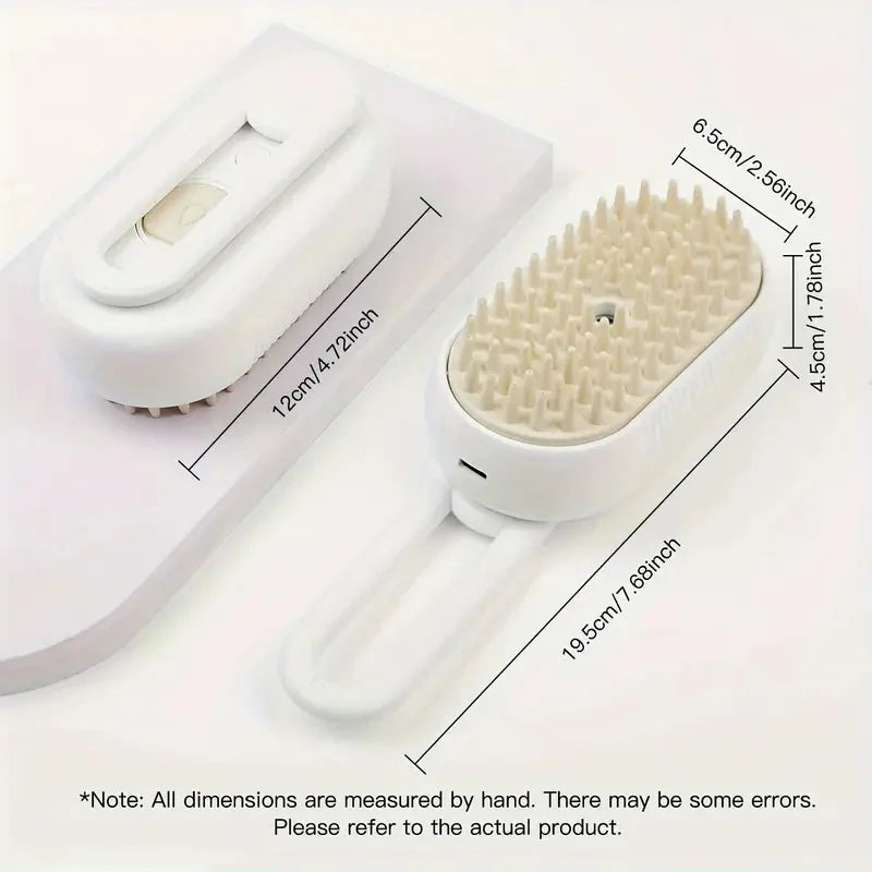 💦🐾 Pet Cleaning Spray Comb – Βούρτσα Περιποίησης με Υποδοχή Ψεκασμού για Σκύλους & Γάτες 🧴🪮 Συνδυάζει καθαρισμό & χτένισμα σε ένα εργαλείο – ιδανικό για καθημερινή περιποίηση!