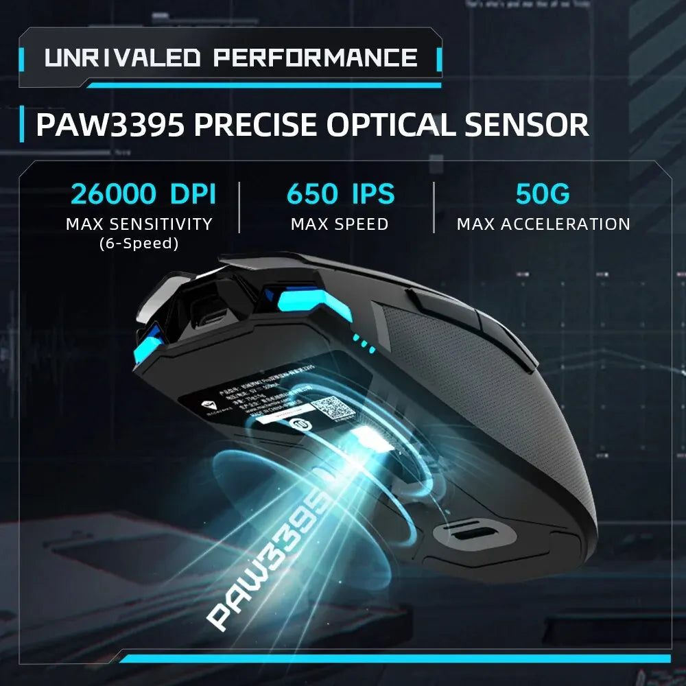 🎮🖱️ Machenike M7 Pro – Gaming Mouse με 2.4GHz Ασύρματη & Ενσύρματη Λειτουργία ⚡ Εξοπλίσου για απόλυτη ταχύτητα & ακρίβεια!