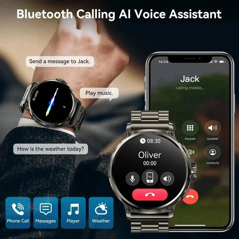 ⌚ New 1.85” Ultra HD Smart Watch – Δύναμη, GPS & Στυλ στον Καρπό σου! ⌚