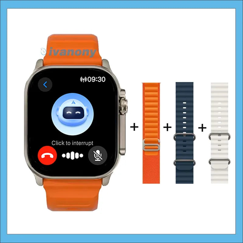 ⌚ HK11 ULTRA3 – Premium Smartwatch με 2.02” AMOLED, AI Βοηθό & TWS Σύνδεση