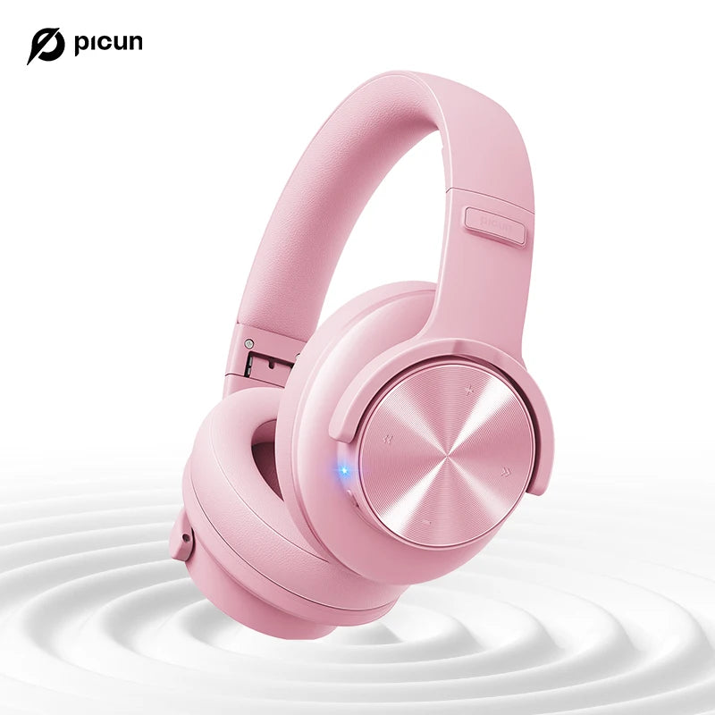 🎧 Picun B8 Bluetooth Headphones – 120 Hours Battery & Low Latency Gaming Mode