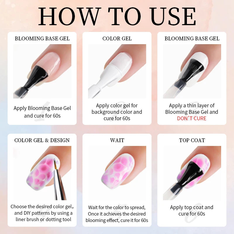 💅🌸 15ml Nail Blooming Gel – Blossom Effect για Εντυπωσιακά Nail Art 🎨✨