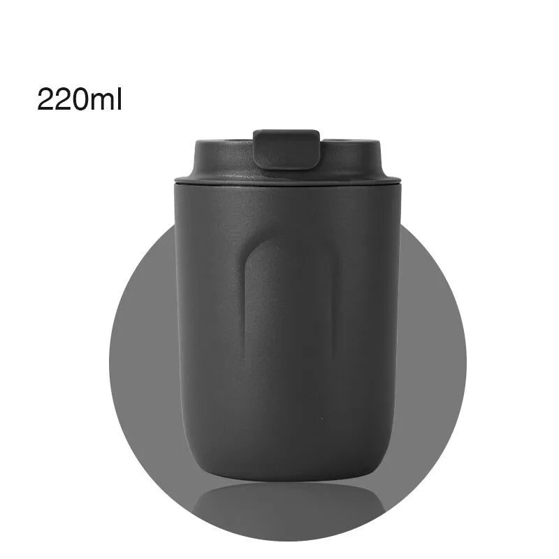🥤 220ml Mini Θερμός Καφέ – 316 Ανοξείδωτο Ατσάλι 🔥❄️