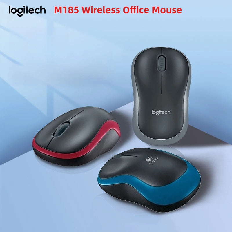 🖱️ Logitech M185 Wireless Mouse – 2.4GHz, 1000DPI, Silent & Εύχρηστο για Laptop/PC 💻 Σταθερή απόδοση, εργονομία και απλότητα – από την αξιόπιστη Logitech