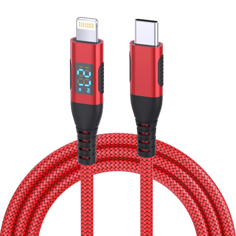 ⚡ LAIHONEN USB-C σε Lightning Καλώδιο 10FT – Nylon Braided Heavy Duty